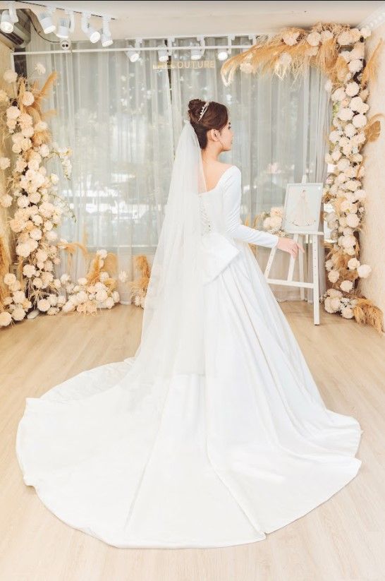 váy cưới dài tay đẹp nhất