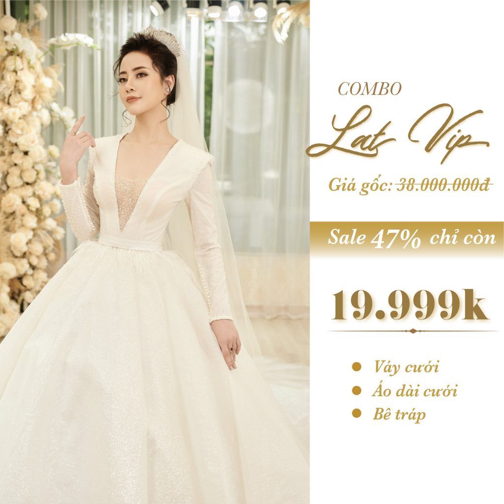 ưu đãi thuê váy cưới