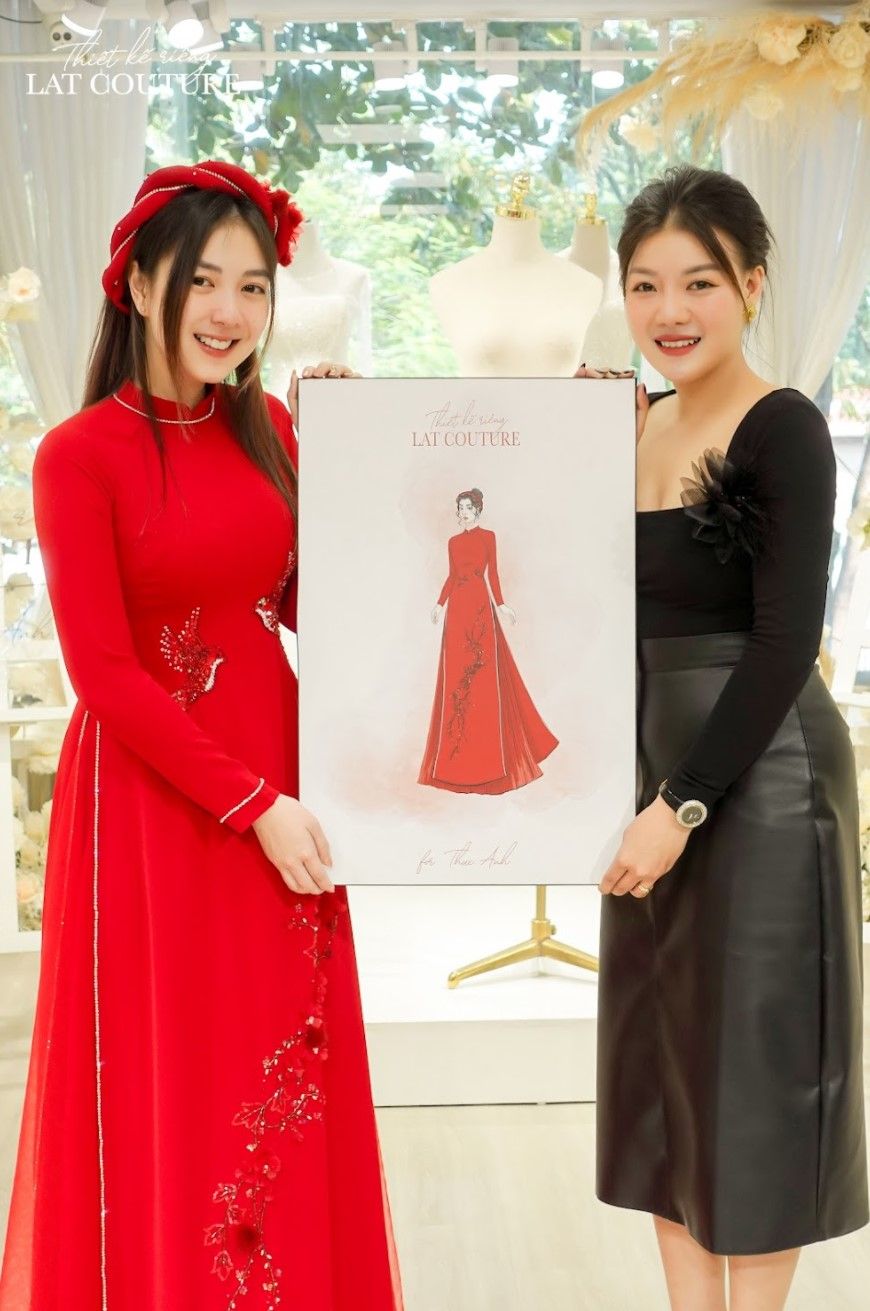váy cưới áo dài may đo và thiết kế riêng