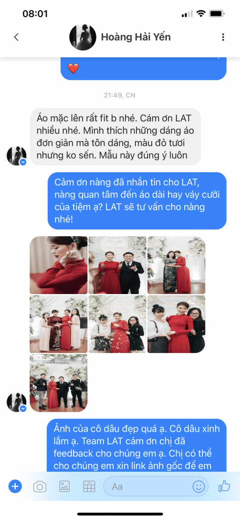  Feedback áo dài Ngọc Khiết