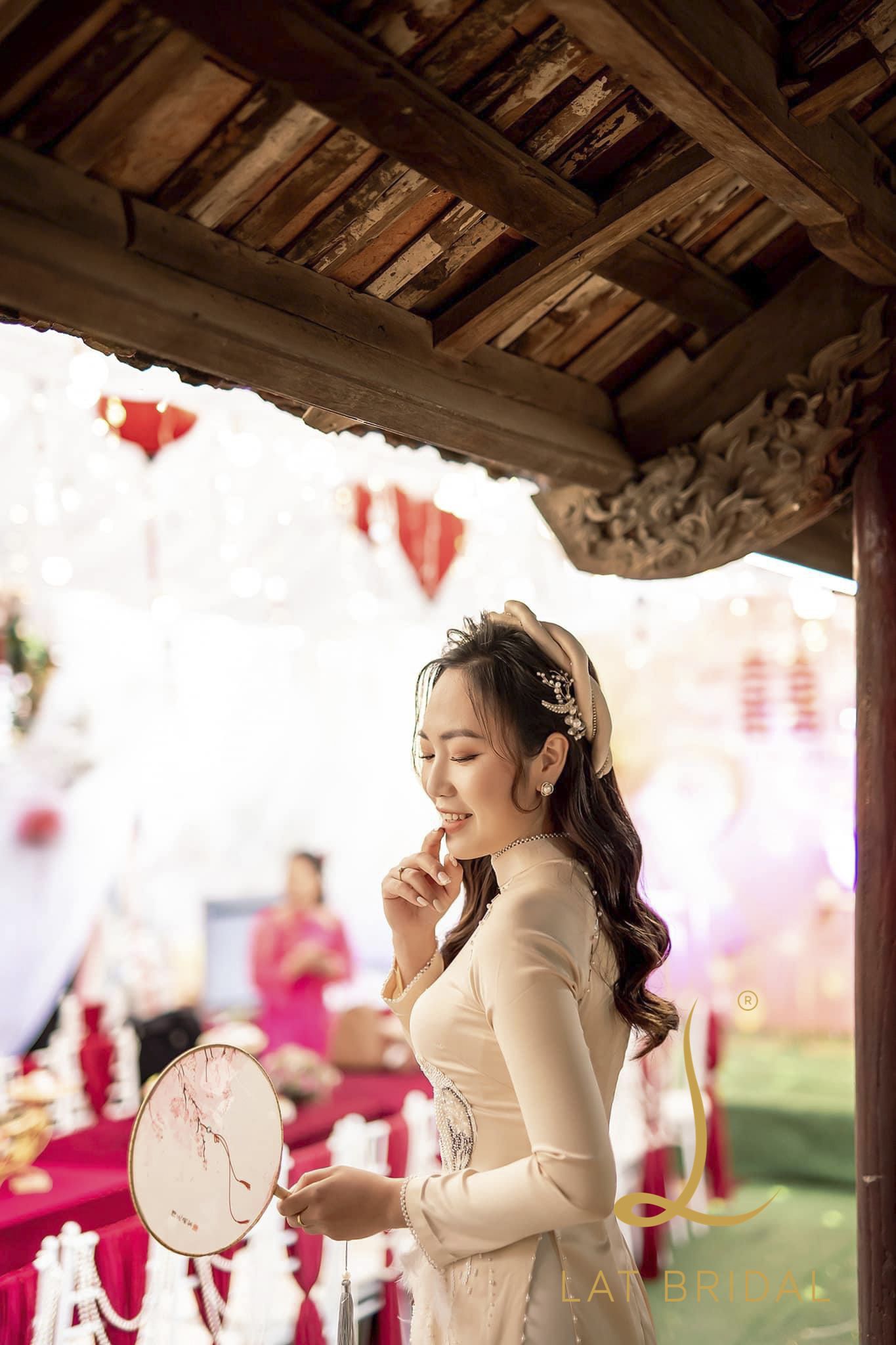 Feedback áo dài ăn hỏi Thu Uyên từ Cô dâu Huyền Thanh dành cho LAT BRIDAL