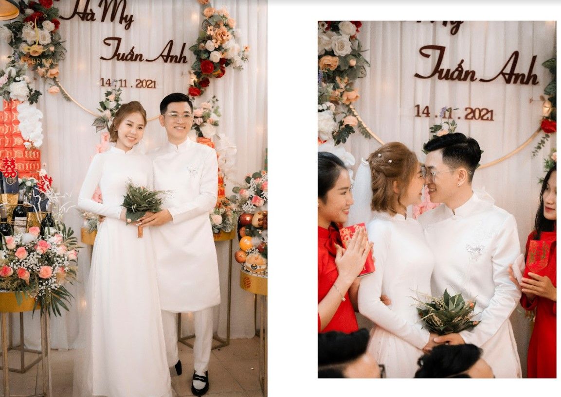 Lưu ý khi mặc áo dài cưới