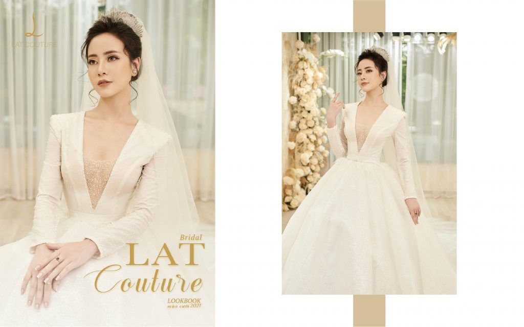 váy cưới dài tay đẹp nhất
