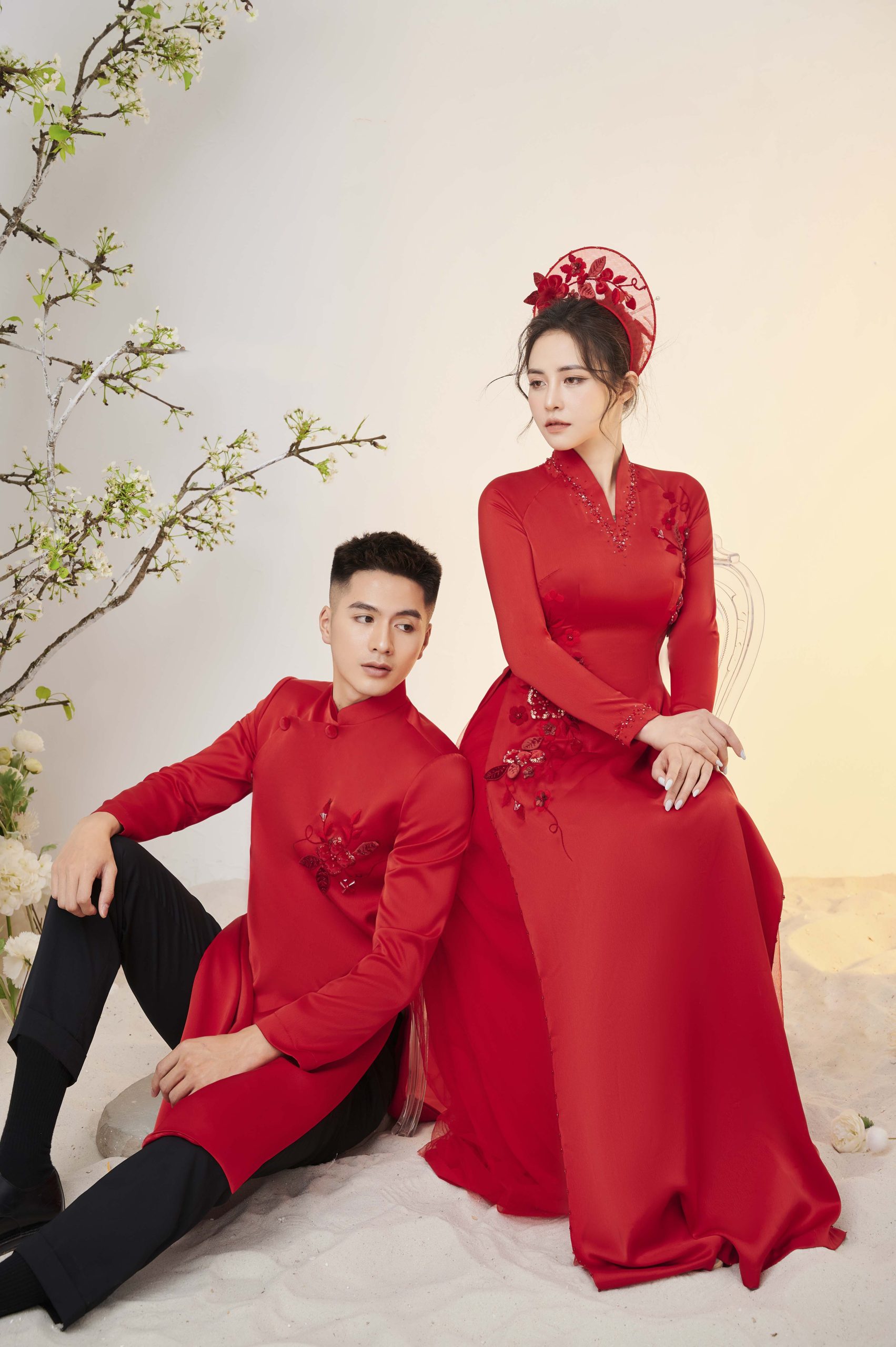 Áo dài cưới Nữ Hoàng