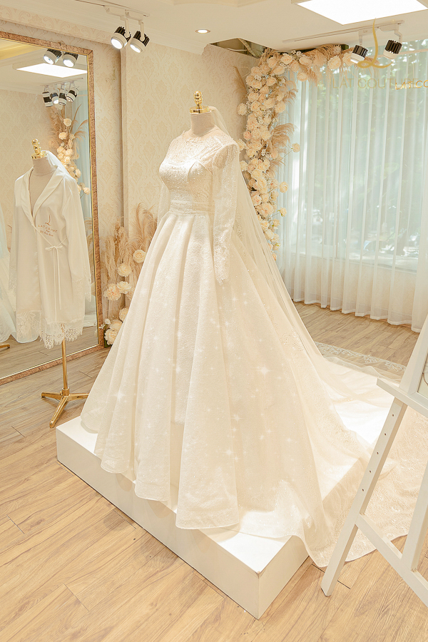 Váy cưới công chúa Victoria (20PA207) - Nicole Bridal