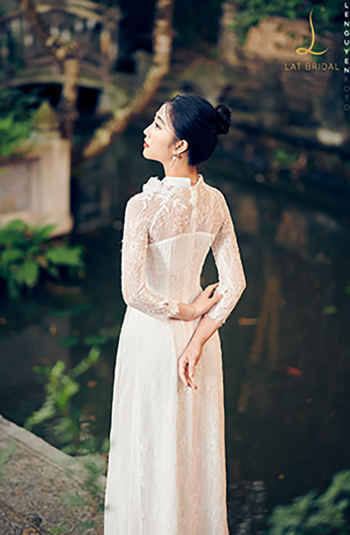 Áo dài cô dâu Ngọc Anh