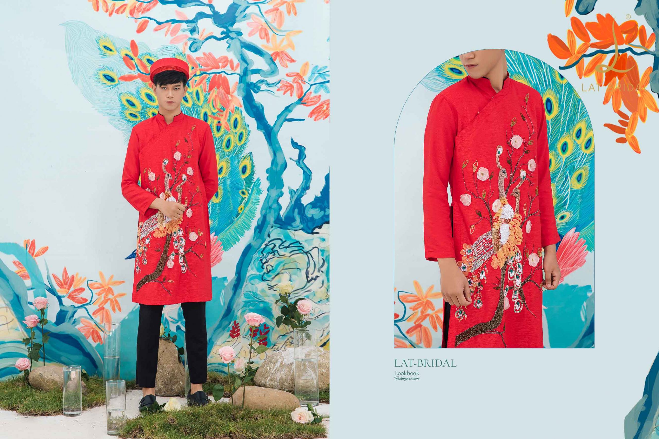 Áo dài cặp đôi Thiên Tước