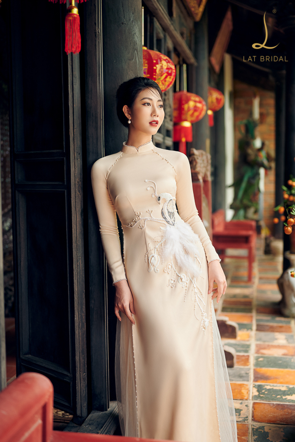 Áo dài cặp đôi Thu Uyên