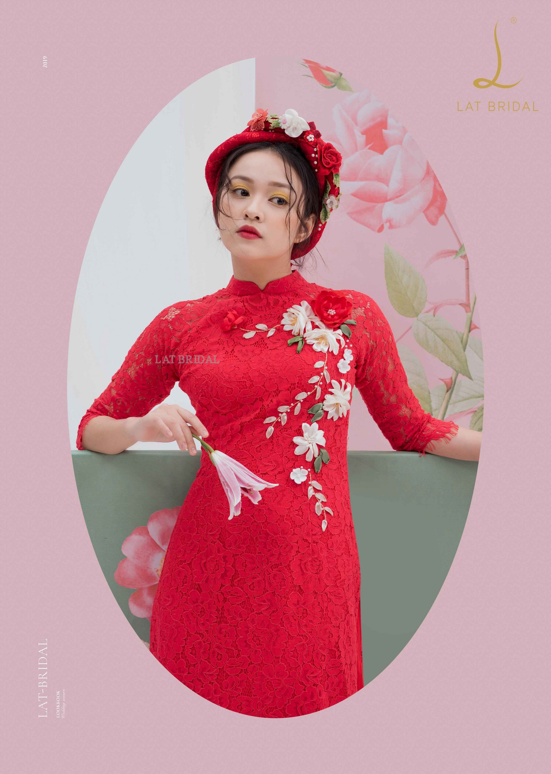 Áo dài cô dâu Băng Thanh