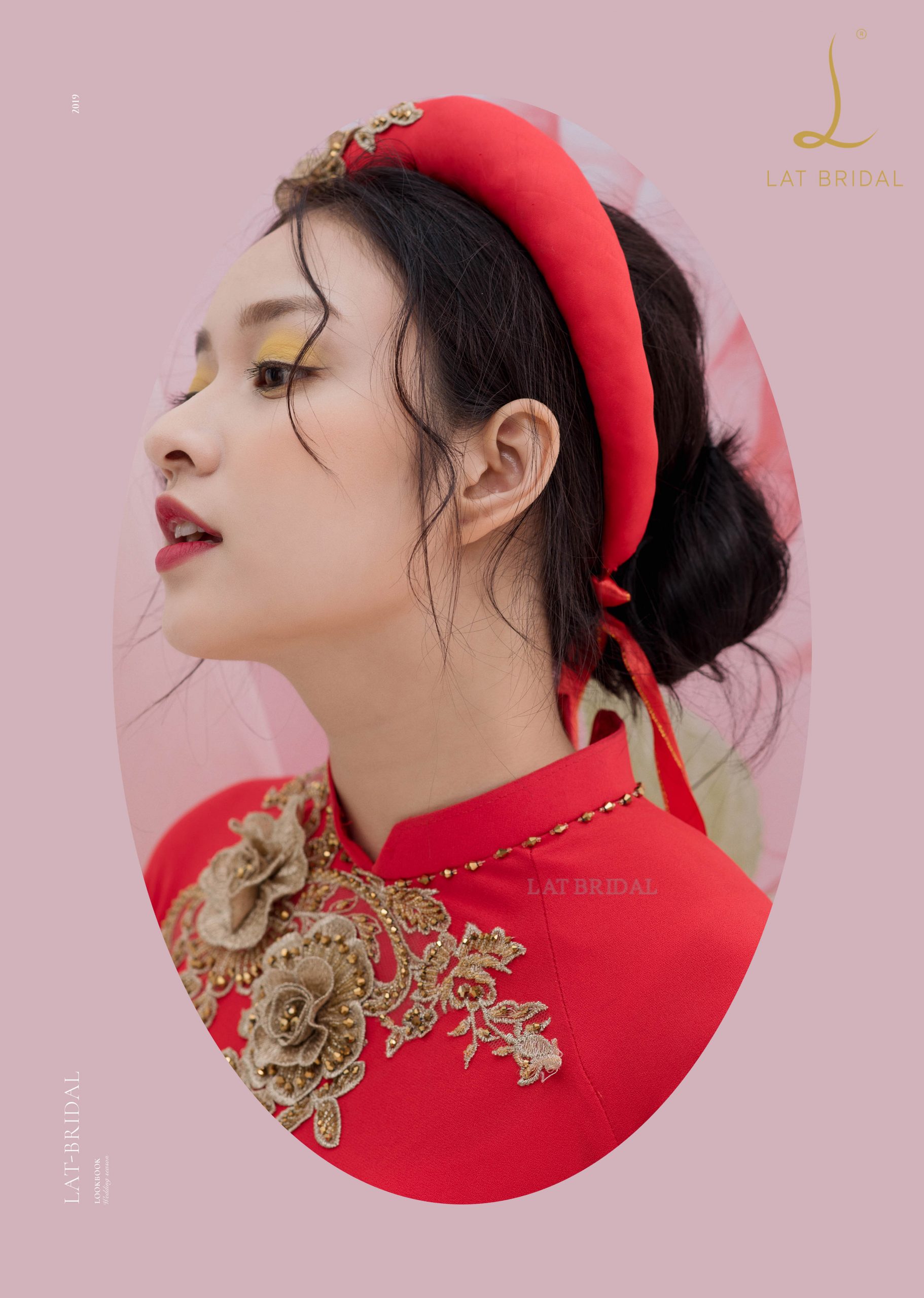 Áo dài cô dâu Hoàng Niên