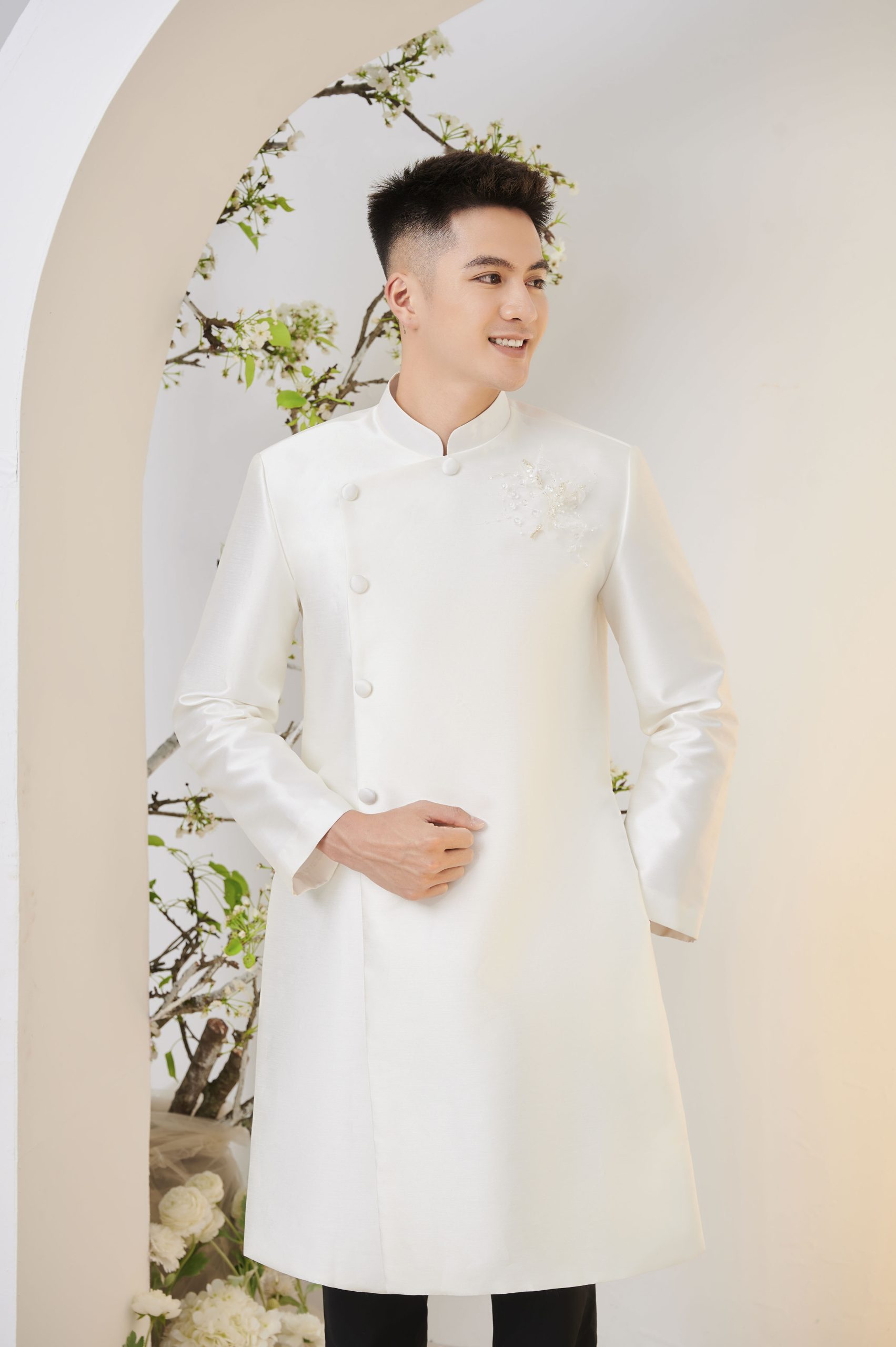 Áo dài cưới Thanh Anh