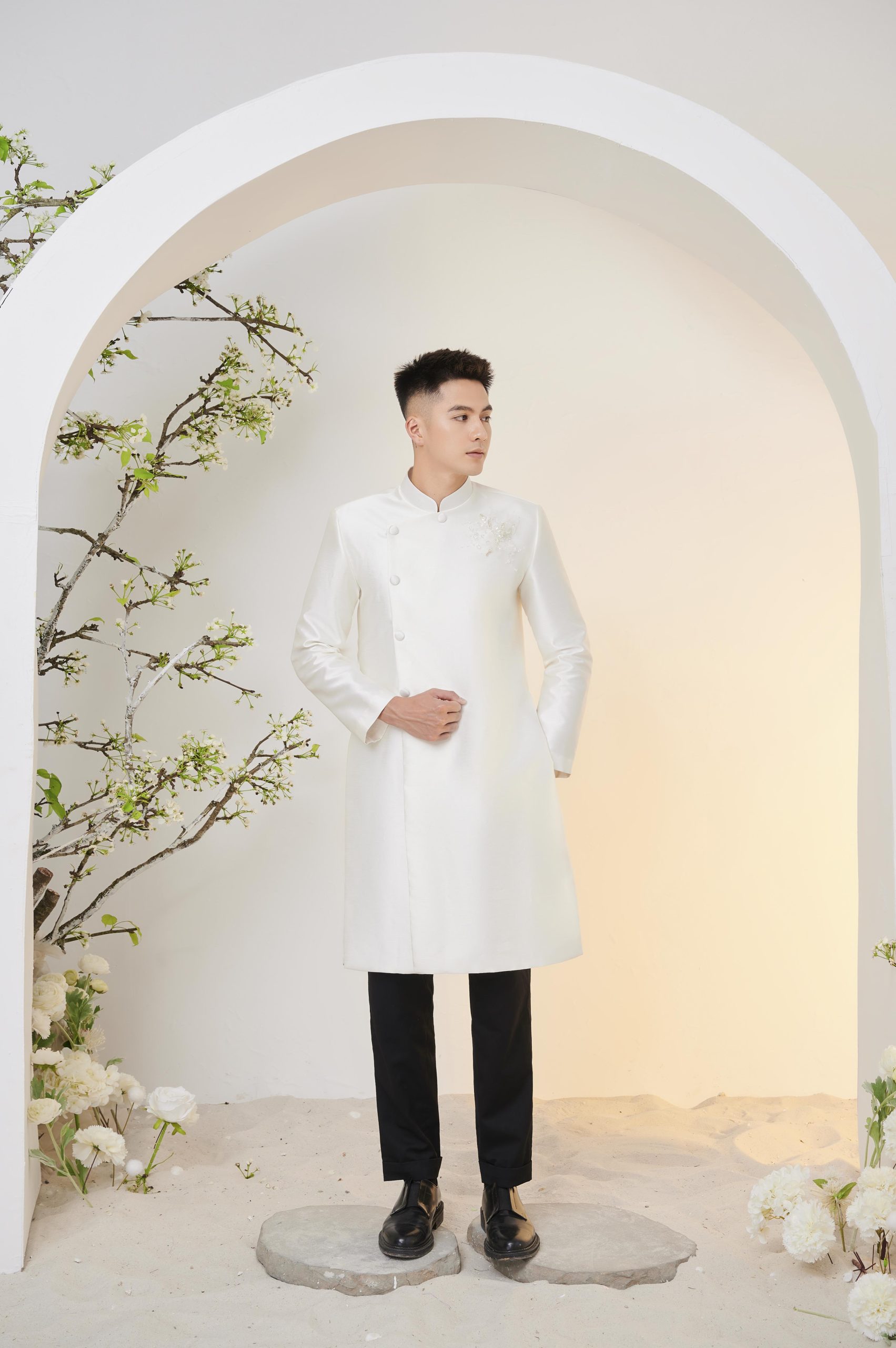 Áo dài cưới Thanh Anh