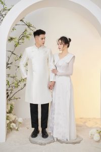 Áo dài cưới Thanh Anh