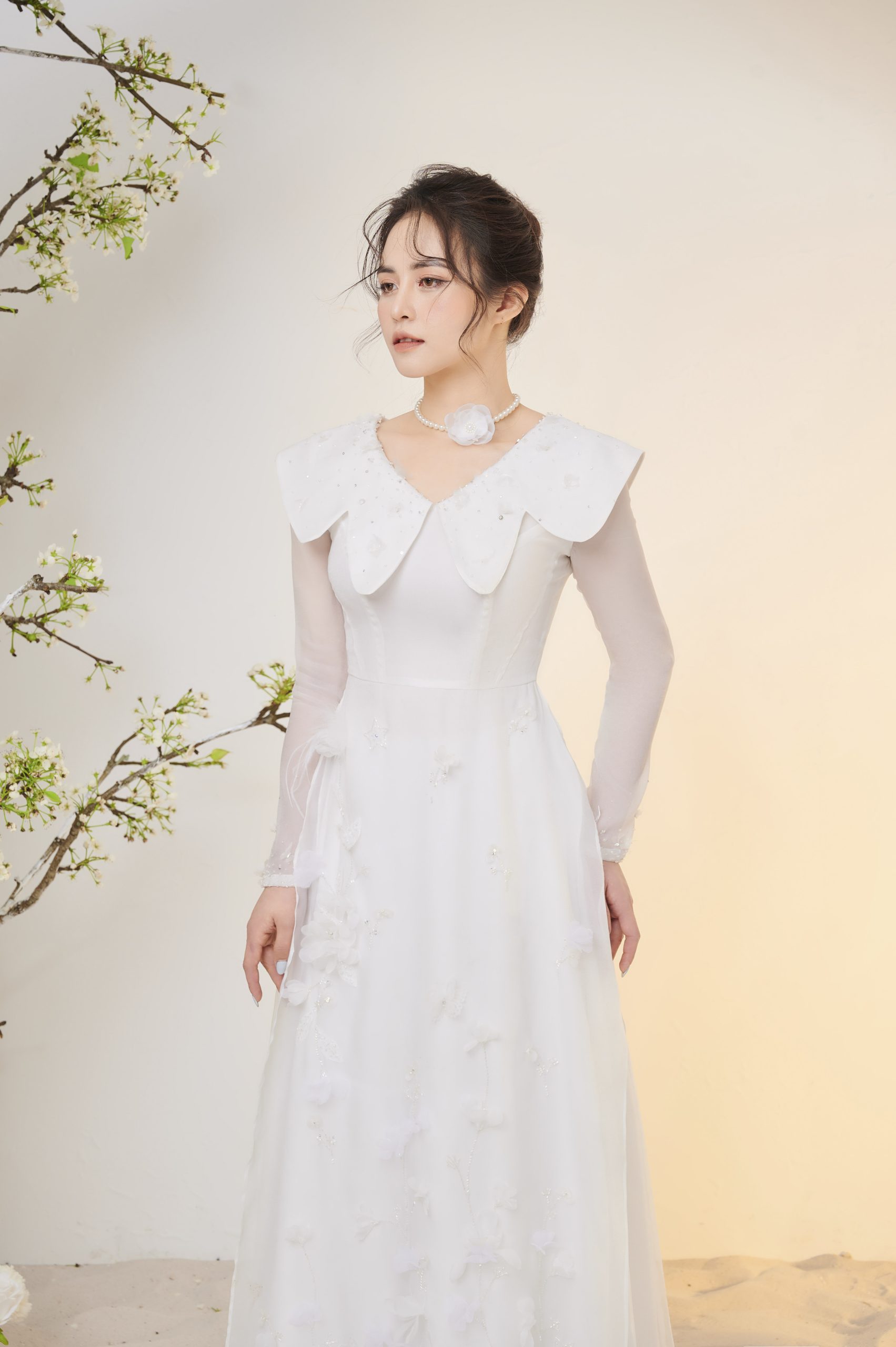 Áo dài cưới Thanh Anh