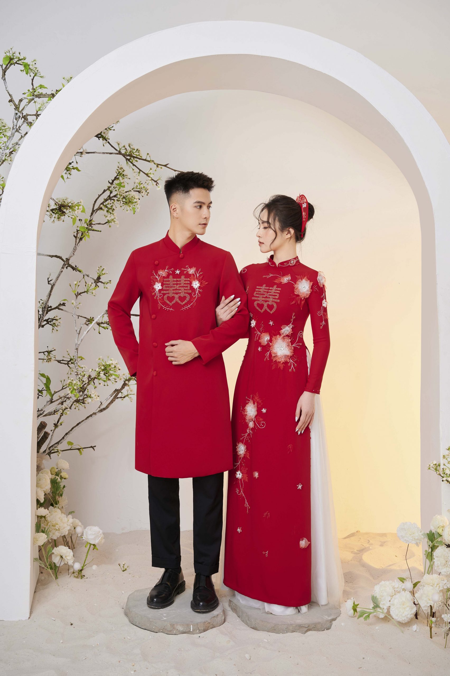 Áo dài cưới Tống Phước