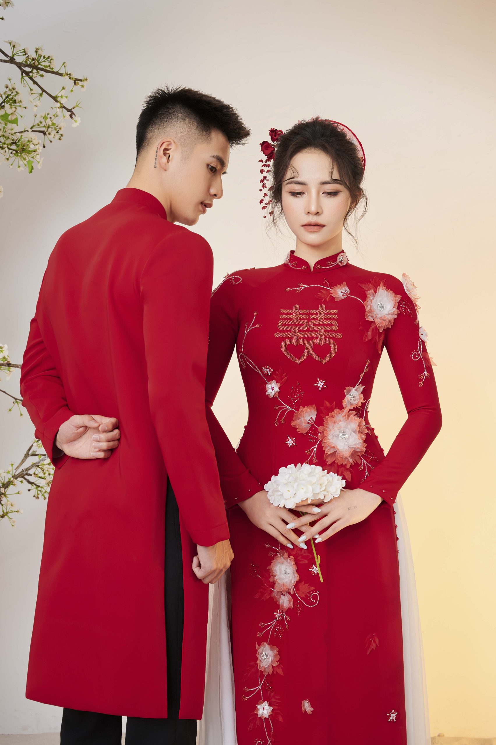 Áo dài cưới Tống Phước