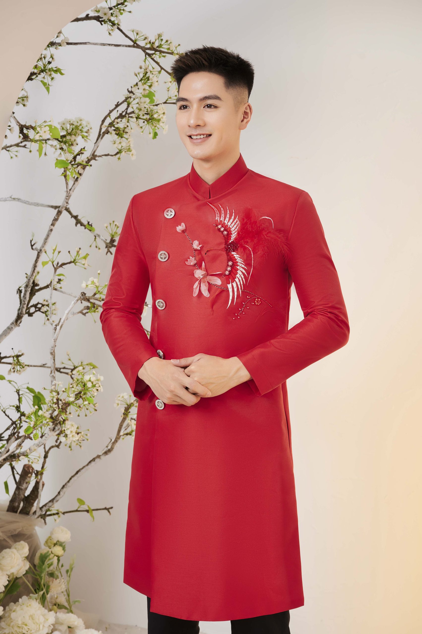 Áo dài cưới Xuân Điểu