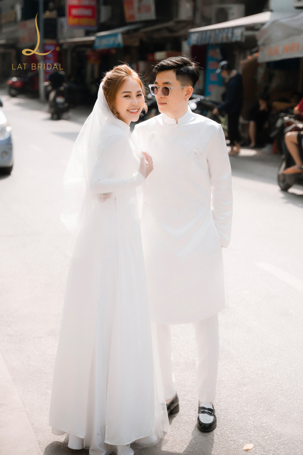 Alternative view of Áo dài thiết kế riêng HÀ MY