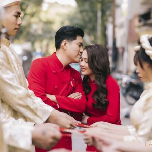 Áo dài bê tráp Hoàng Gia - LAT Bridal