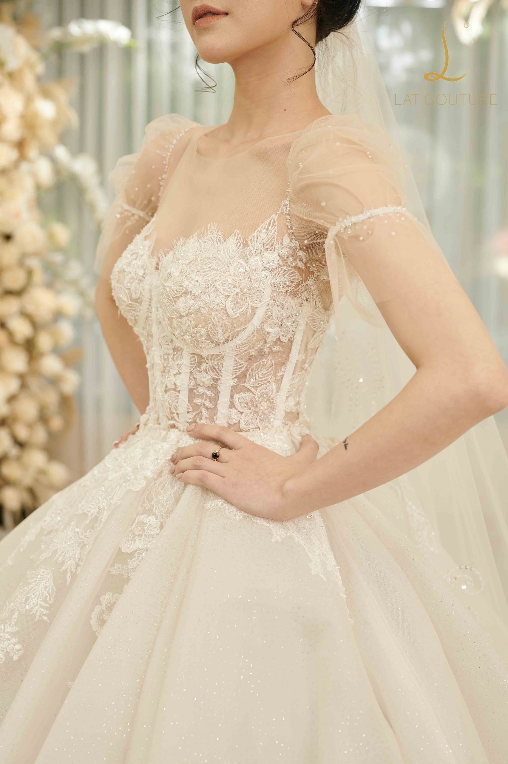Váy cưới thiết kế cao cấp LAT COUTURE 03 - Ảnh 4