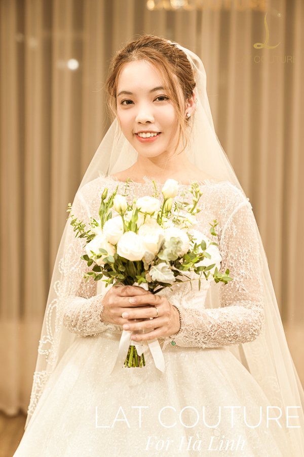 Váy cưới thiết kế riêng Hà Linh