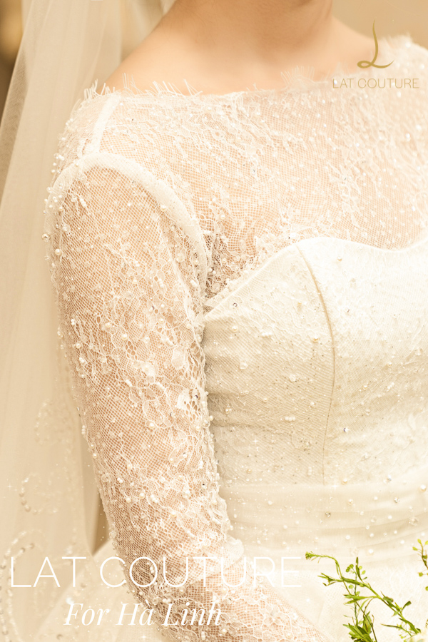 Váy cưới thiết kế riêng Hà Linh