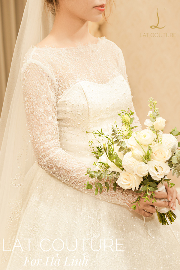 Váy cưới thiết kế riêng Hà Linh