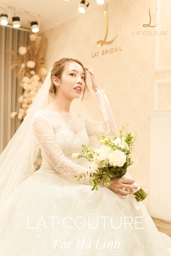 Váy cưới thiết kế riêng Hà Linh