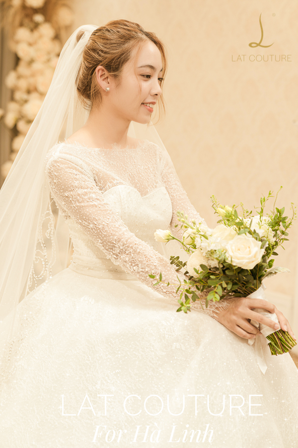 Váy cưới thiết kế riêng Hà Linh