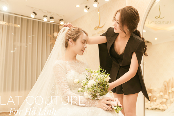 Váy cưới thiết kế riêng Hà Linh