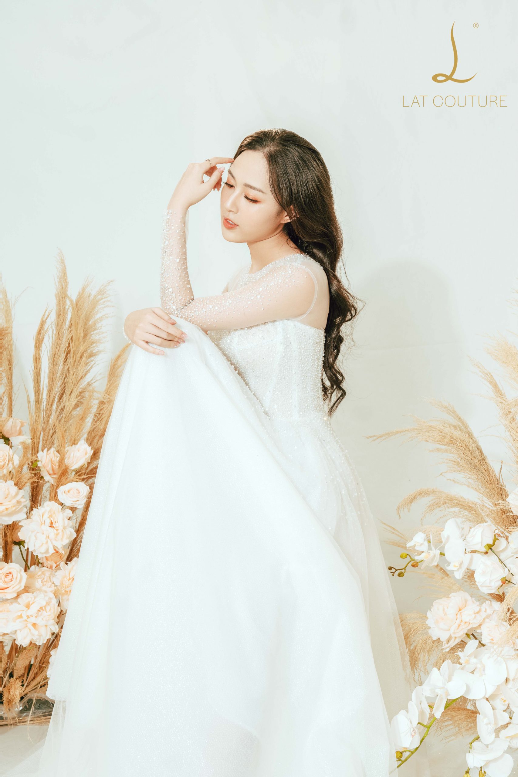 Váy cưới thiết kế riêng Hà Trang