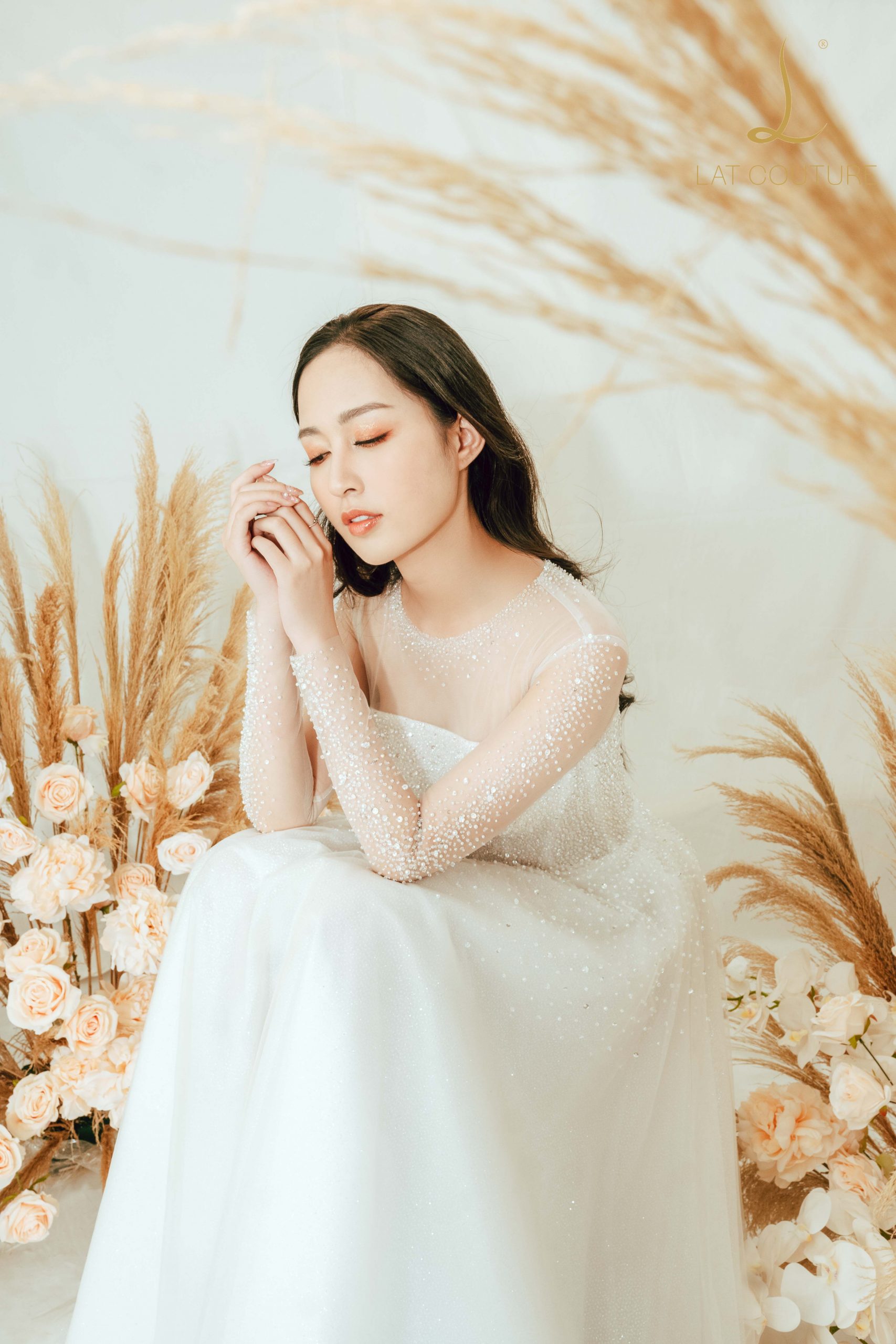 Váy cưới thiết kế riêng Hà Trang